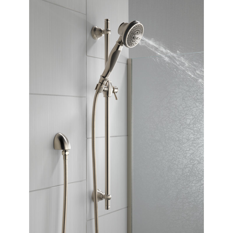57021SS,RB,PB Delta Slide Bar Dual Function Hand Shower Faucet